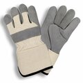 Cordova Palm, Cowhide, Premium, Side, Split, Gauntlet Cuff Gloves, L, 12PK 7510AL